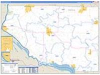 Pierce, Wi Carrier Route Wall Map
