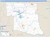 Pike, Ar Carrier Route Wall Map