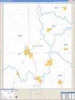 Pipestone, Mn Carrier Route Wall Map