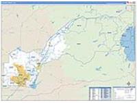Placer, Ca Carrier Route Wall Map