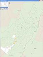 Pocahontas, Wv Carrier Route Wall Map