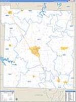 Polk, Mo Carrier Route Wall Map