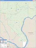 Pope, Il Carrier Route Wall Map