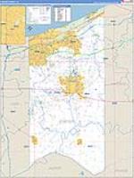 Porter, In Carrier Route Wall Map