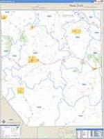 Potter, Pa Carrier Route Wall Map