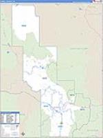 Powell, Mt Carrier Route Wall Map
