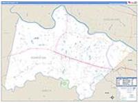 Powhatan, Va Carrier Route Wall Map