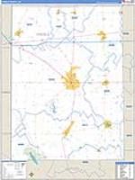 Preble, Oh Carrier Route Wall Map