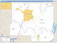 Prentiss, Ms Carrier Route Wall Map