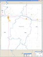 Prowers, Co Carrier Route Wall Map