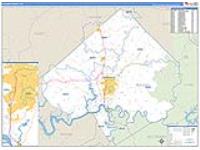 Pulaski, Ky Carrier Route Wall Map