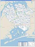 Queens, Ny Carrier Route Wall Map