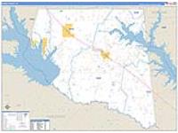 Rains, Tx Carrier Route Wall Map