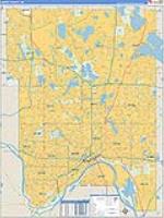 Ramsey, Mn Carrier Route Wall Map