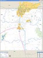 Randall, Tx Carrier Route Wall Map