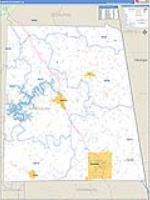 Randolph, Al Carrier Route Wall Map