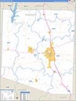 Randolph, Mo Carrier Route Wall Map