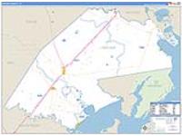 Refugio, Tx Carrier Route Wall Map
