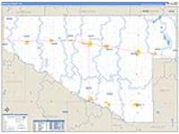 Renville, Mn Carrier Route Wall Map