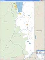 Rich, Ut Carrier Route Wall Map