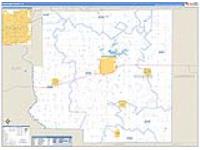 Richland, Il Carrier Route Wall Map