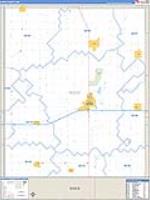 Rock, Mn Carrier Route Wall Map
