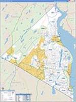 Rockland, Ny Carrier Route Wall Map
