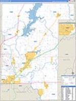 Rogers, Ok Carrier Route Wall Map