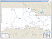 Roosevelt, Mt Carrier Route Wall Map
