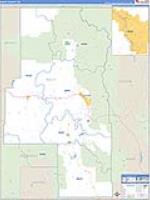 Routt, Co Carrier Route Wall Map