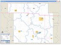 Sac, Ia Carrier Route Wall Map