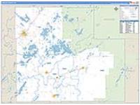 Sawyer, Wi Carrier Route Wall Map