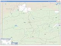 Scott, Ar Carrier Route Wall Map