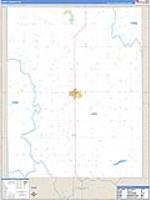 Scott, Ks Carrier Route Wall Map