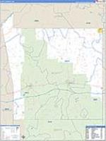 Scott, Ms Carrier Route Wall Map