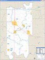 Seminole, Ok Carrier Route Wall Map