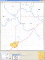 Seward, Ks Carrier Route Wall Map