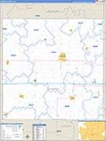 Seward, Ne Carrier Route Wall Map