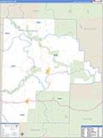 Shannon, Mo Carrier Route Wall Map