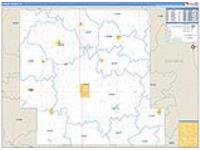 Shelby, Ia Carrier Route Wall Map