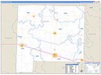 Shelby, Mo Carrier Route Wall Map