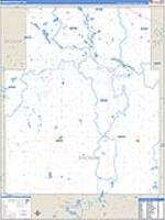 Sheridan, Nd Carrier Route Wall Map