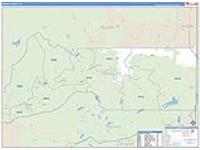 Sierra, Ca Carrier Route Wall Map