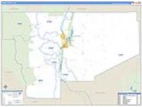 Sierra, Nm Carrier Route Wall Map