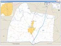 Simpson, Ky Carrier Route Wall Map