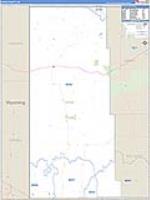 Sioux, Ne Carrier Route Wall Map