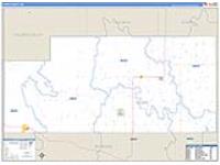 Slope, Nd Carrier Route Wall Map