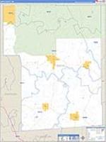 Smith, Ms Carrier Route Wall Map
