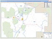 Socorro, Nm Carrier Route Wall Map