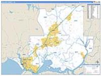 Solano, Ca Carrier Route Wall Map